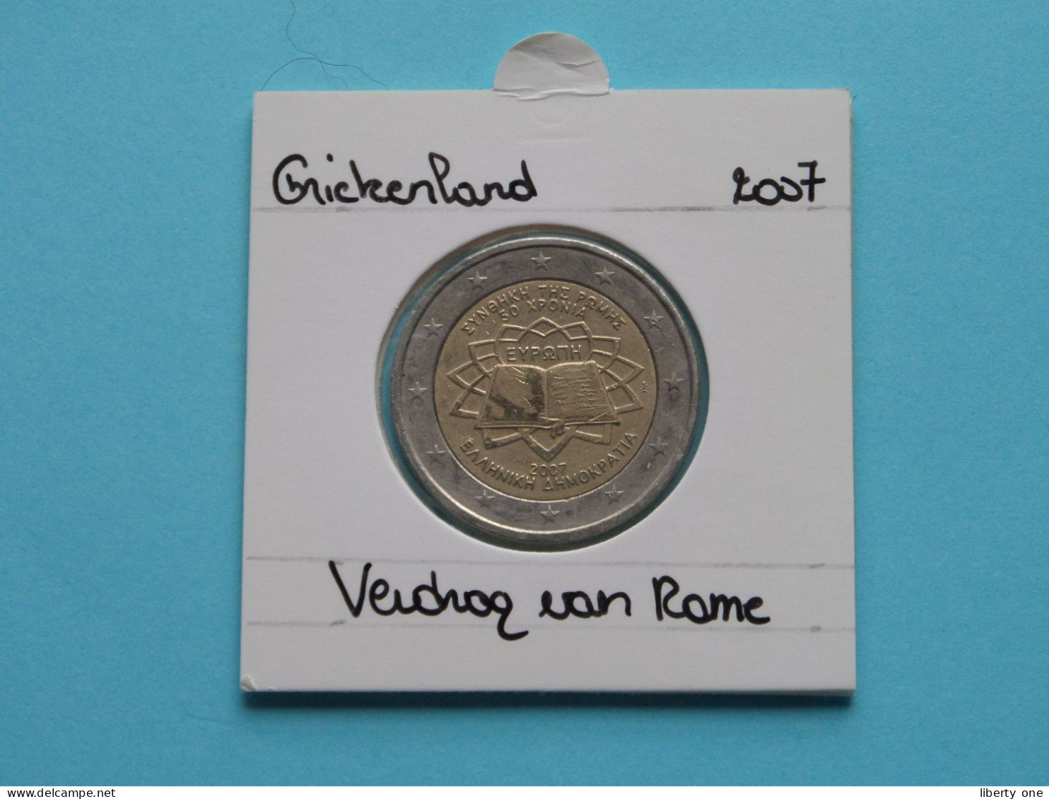 2007 - 2 Euro - Verdrag Van Rome ( Zie / Voir / See > DETAIL > SCANS ) Greece / Griekenland ! - Grecia