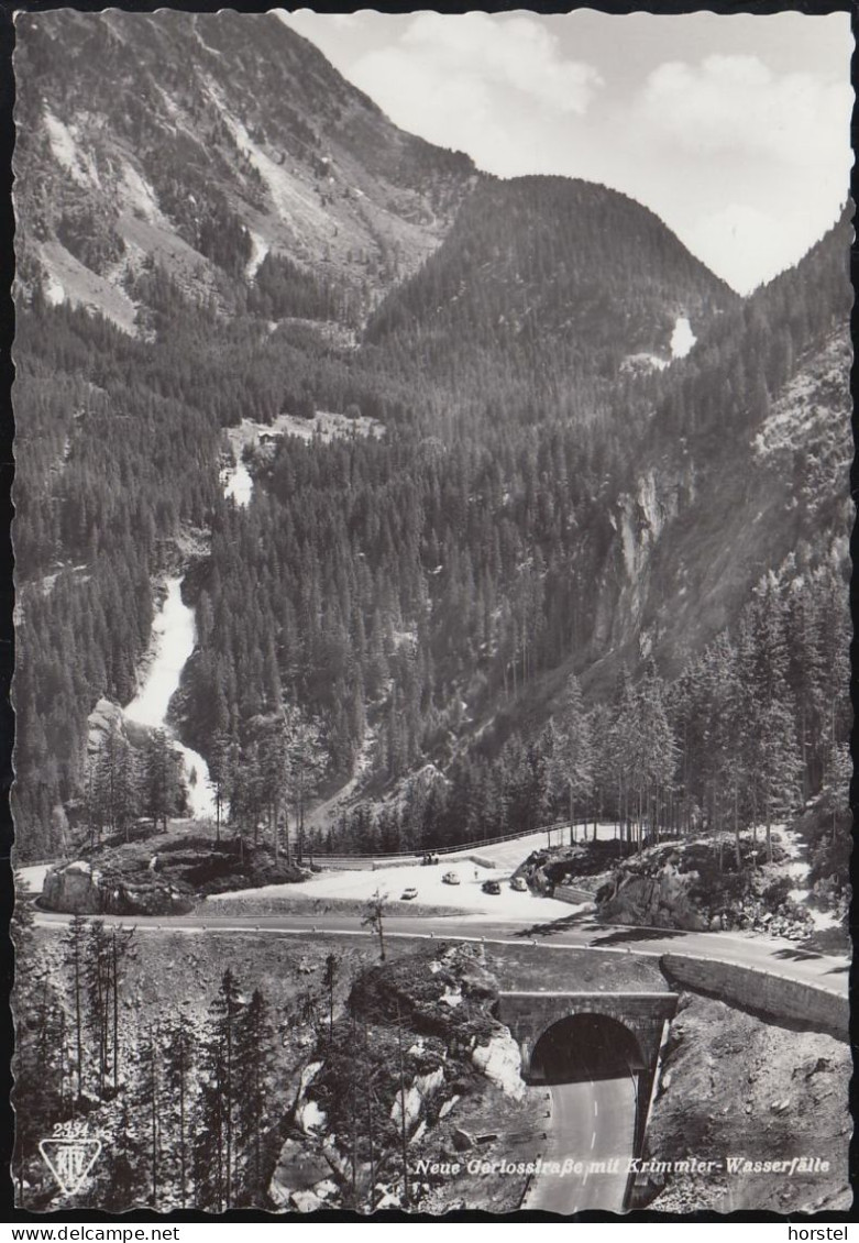 Austria - 5743 Krimml - Krimmler-Wasserfälle - Neue Gerlosstraße - Tunnel - Parkplatz - Cars - VW Käfer - Krimml