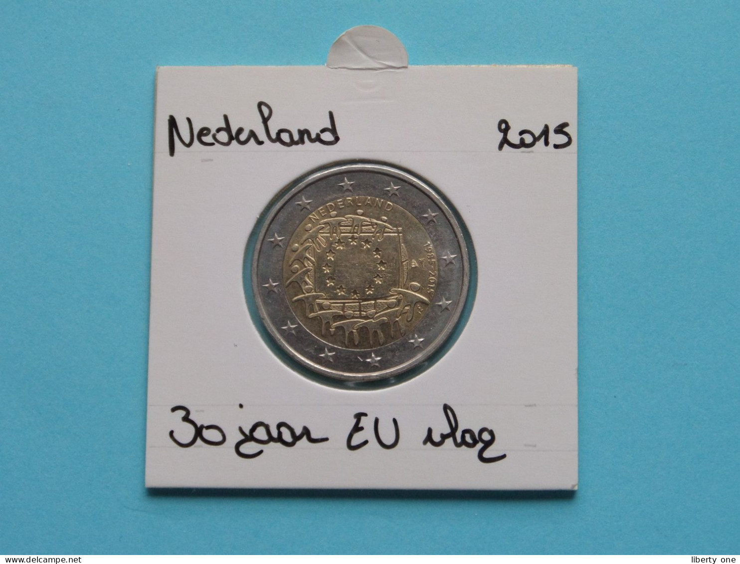 2015 - 2 Euro - 30 Jaar EU Vlag ( Zie / Voir / See > DETAIL > SCANS ) The Netherlands - Holland ! - Nederland