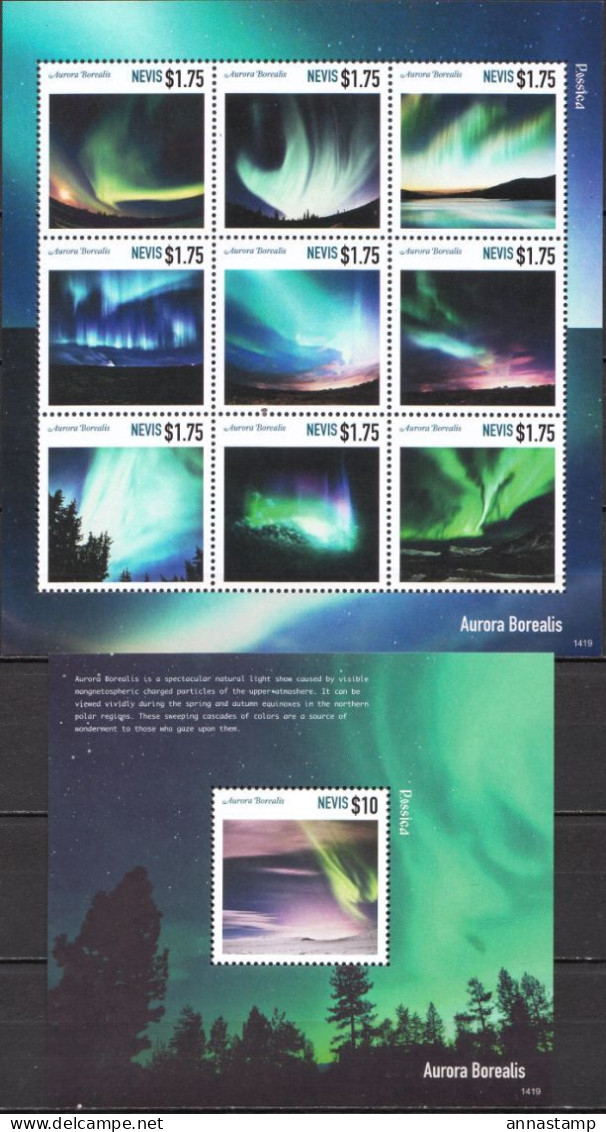 Nevis MNH Sheetlet And SS - Clima & Meteorología