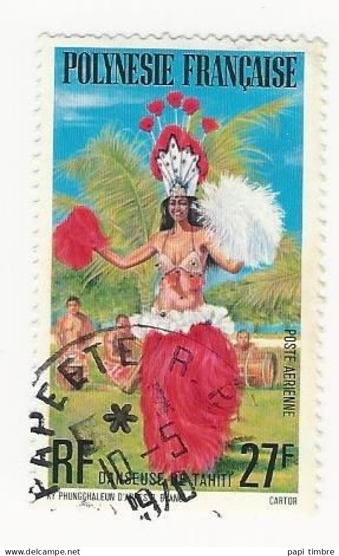 Polynésie - 1977 Danseuse De Tahiti - N° PA124 Obl. - Used Stamps