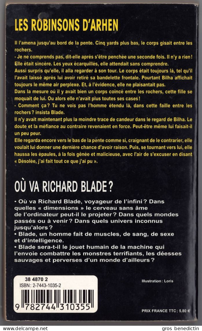 SF- Jeffrey Lord - Blade N°159 - "Les Robinsons D'Arhen" - 2005 - Blade