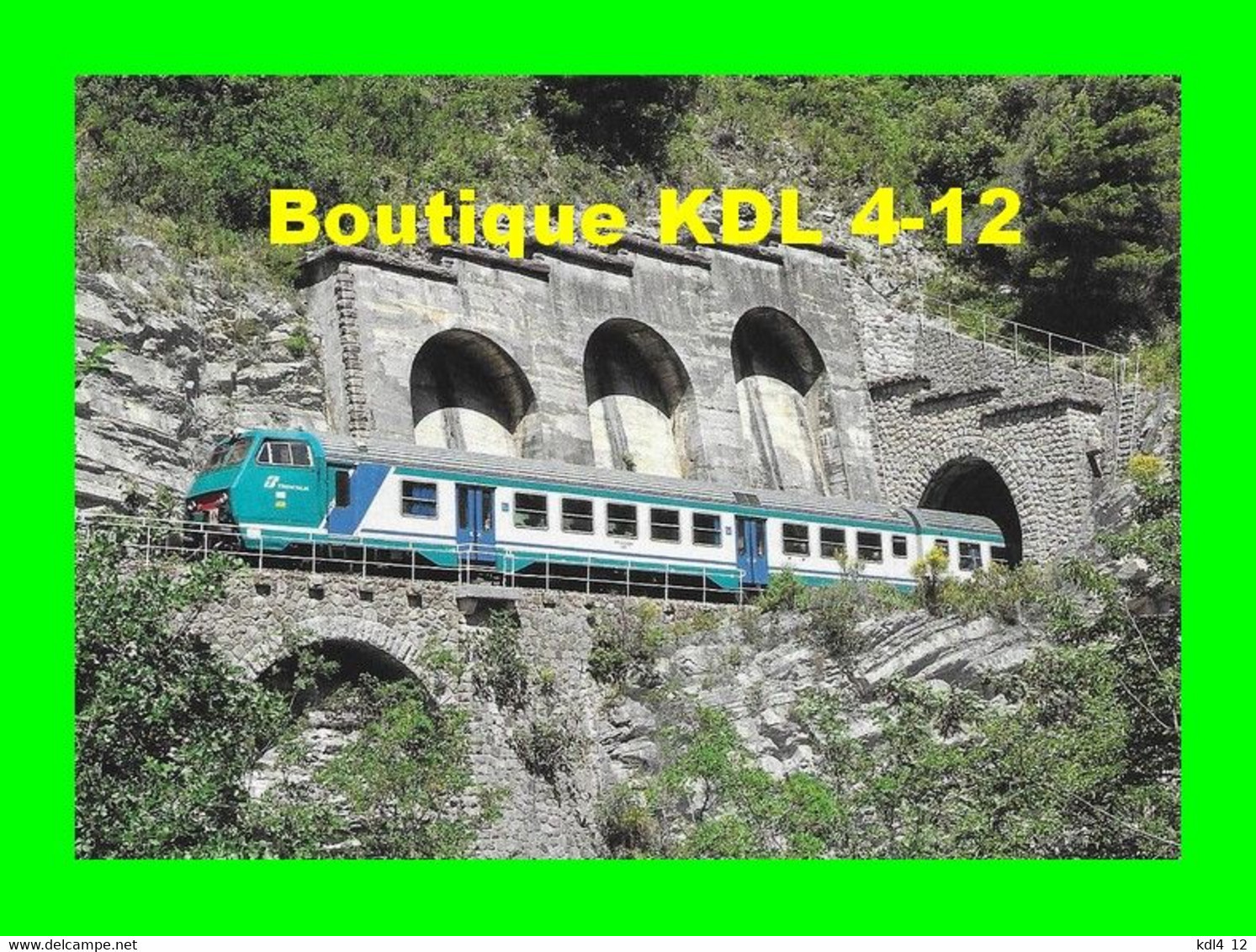 RU 1927 - Train Des CF Italien Sortant Du Tunnel De Sanfurian - BREIL-SUR-ROYA - Alpes Maritimes - SNCF - Breil-sur-Roya