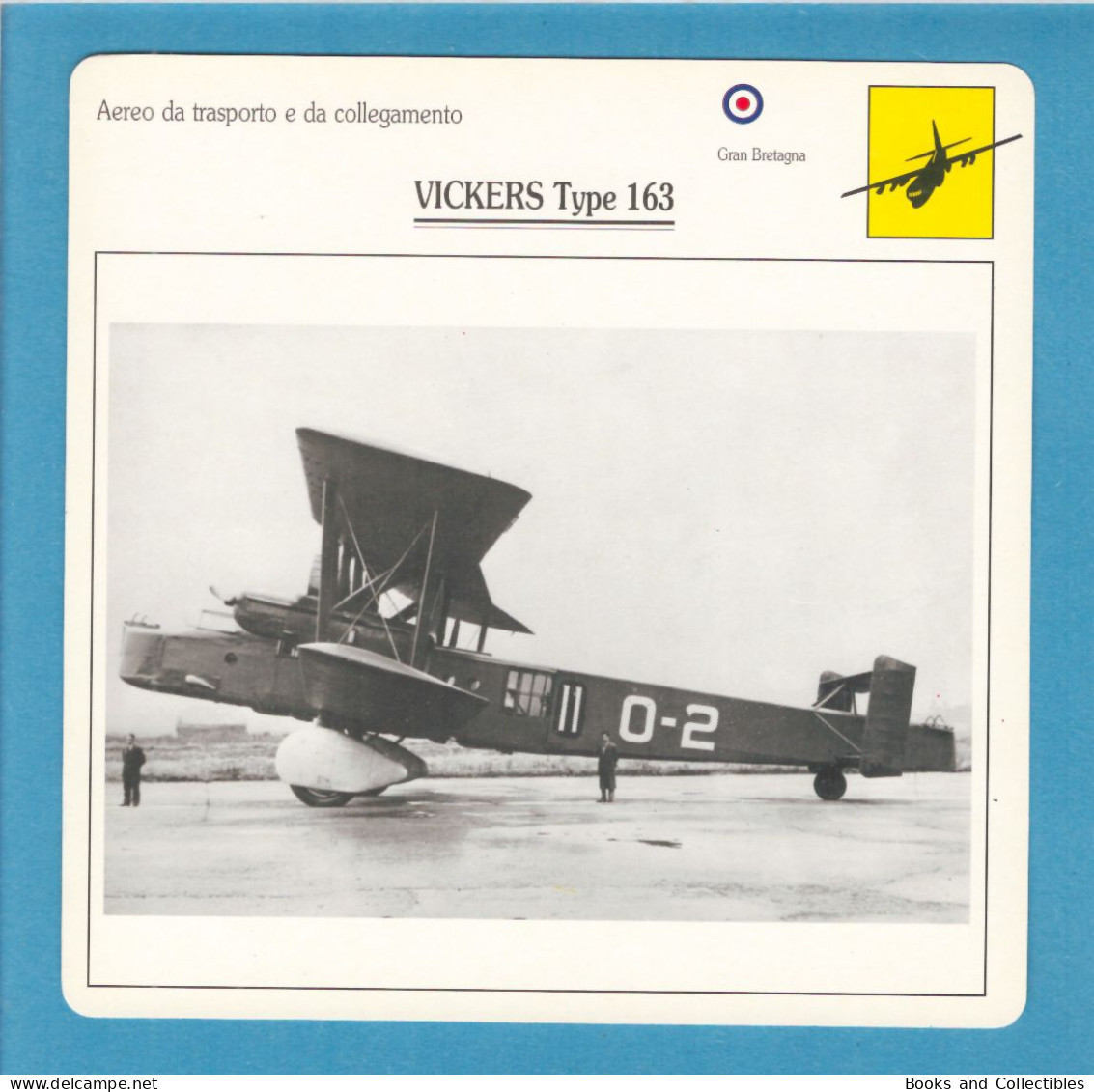 DeAgostini Educational Sheet "Warplanes" / VICKERS Type 163 (Great Britain) - Fliegerei