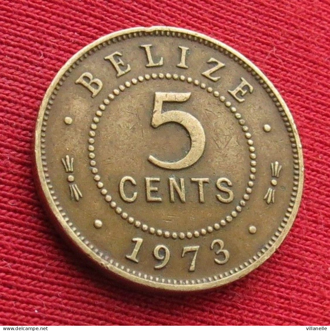 Belize 5 Cents 1973 KM# 34 Lt 1608 *VT Beliz Belice - Belize