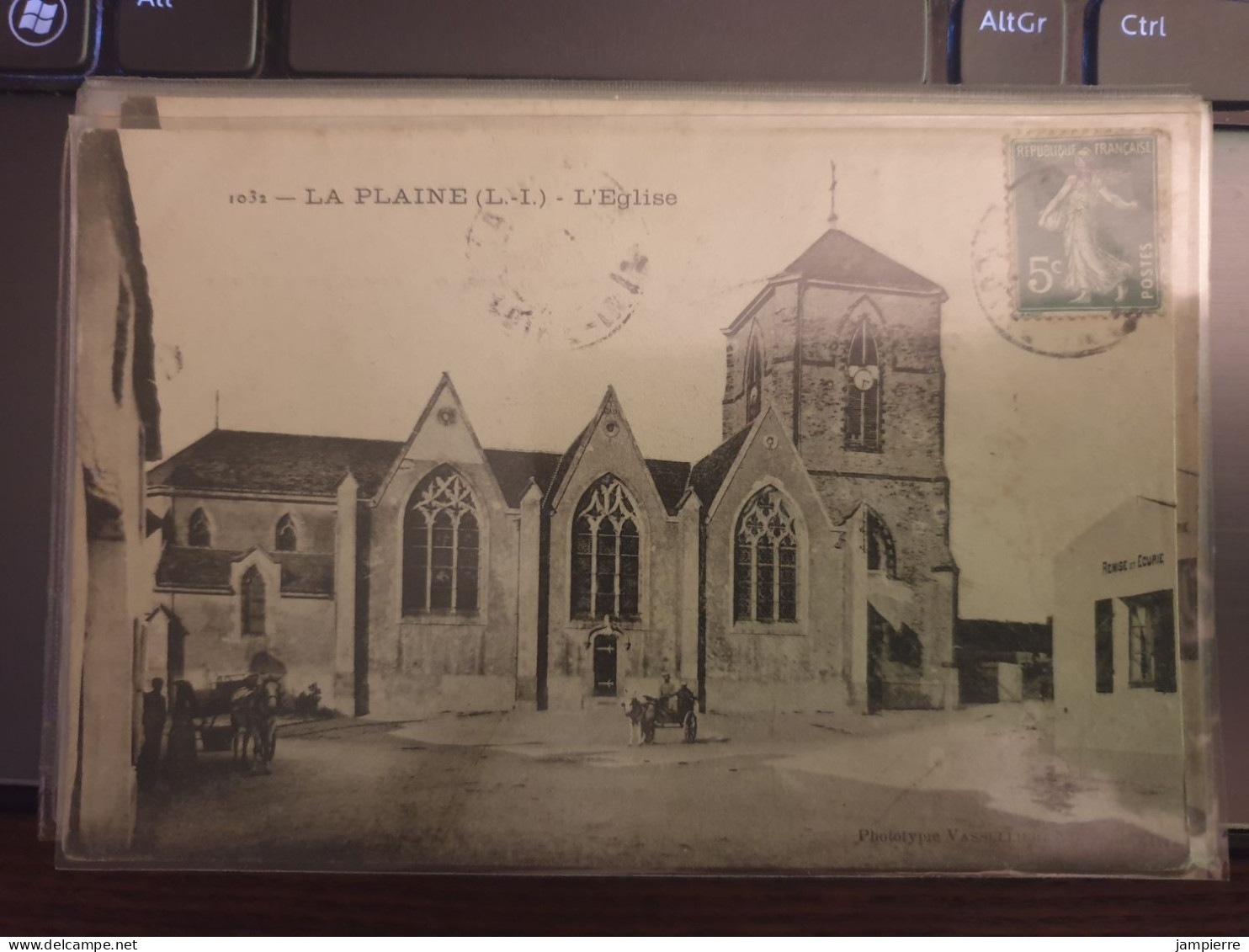 1032 - La Plaine (L.I.) L'Eglise - La-Plaine-sur-Mer