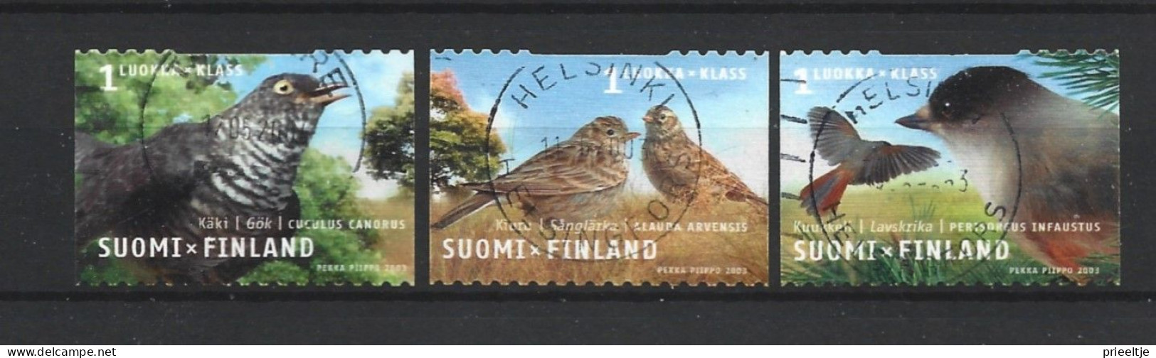 Finland 2003 Birds Y.T. 1595/1597 (0) - Gebruikt
