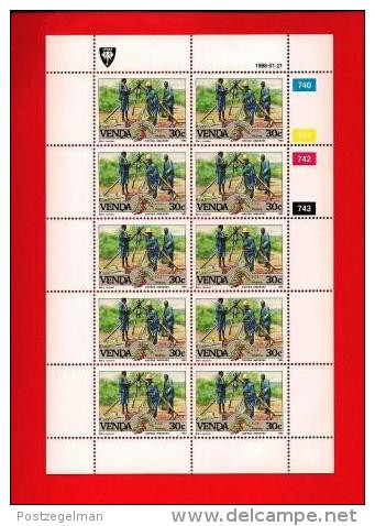 VENDA, 1988, MNH Stamp(s) In Full Sheets, Coffee Industry, Nr(s) 167-170, Scan S633 - Venda