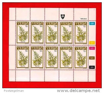 VENDA, 1985, MNH Stamp(s) In Full Sheets, Ferns Nr(s) 116-119, Scan S625 - Venda