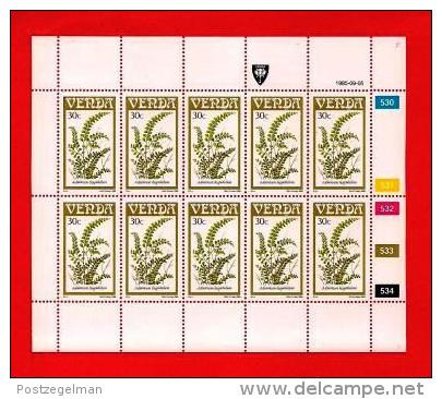 VENDA, 1985, MNH Stamp(s) In Full Sheets, Ferns Nr(s) 116-119, Scan S625 - Venda