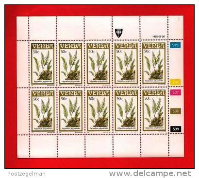 VENDA, 1985, MNH Stamp(s) In Full Sheets, Ferns Nr(s) 116-119, Scan S625 - Venda