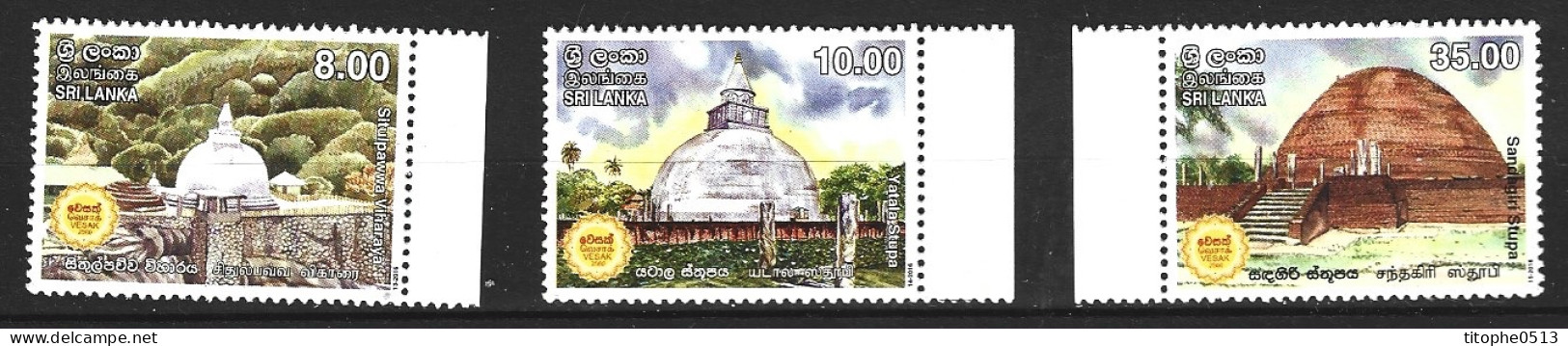 SRI LANKA. N°2025-7 De 2016. Le Vesak. - Bouddhisme