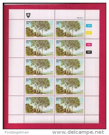 VENDA, 1984, MNH Stamp(s) In Full Sheets, Indigenous Trees, Nr(s) 95-98, Scan S620 - Venda