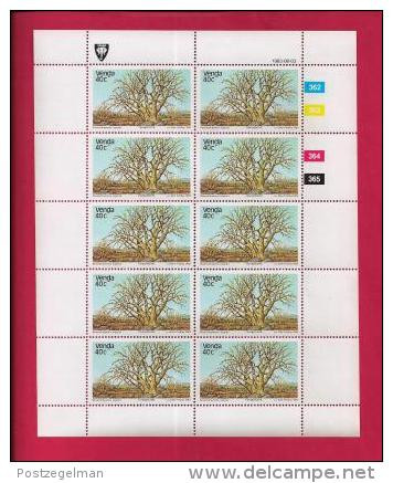 VENDA, 1983, MNH Stamp(s) In Full Sheets, Indigenous Trees, Nr(s) 78-81, Scan S614 - Venda