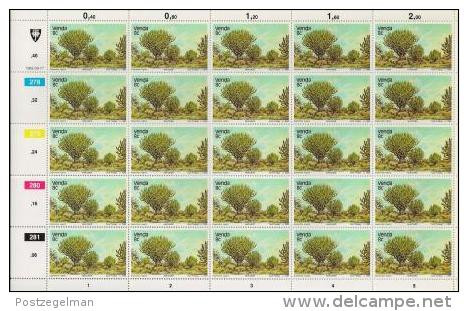 VENDA, 1982, MNH Stamp(s) In Full Sheets, Indigenous Trees, Nr(s) 62-65, Scan S610 - Venda