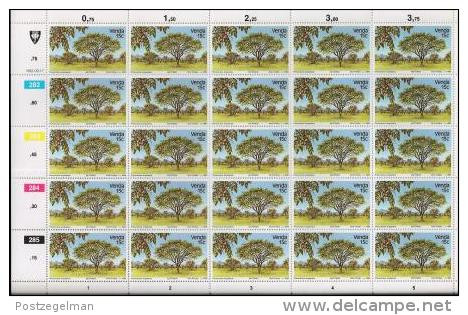 VENDA, 1982, MNH Stamp(s) In Full Sheets, Indigenous Trees, Nr(s) 62-65, Scan S610 - Venda