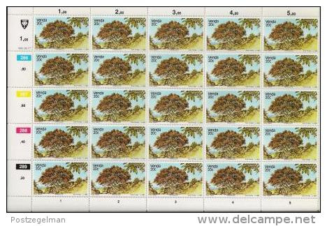 VENDA, 1982, MNH Stamp(s) In Full Sheets, Indigenous Trees, Nr(s) 62-65, Scan S610 - Venda