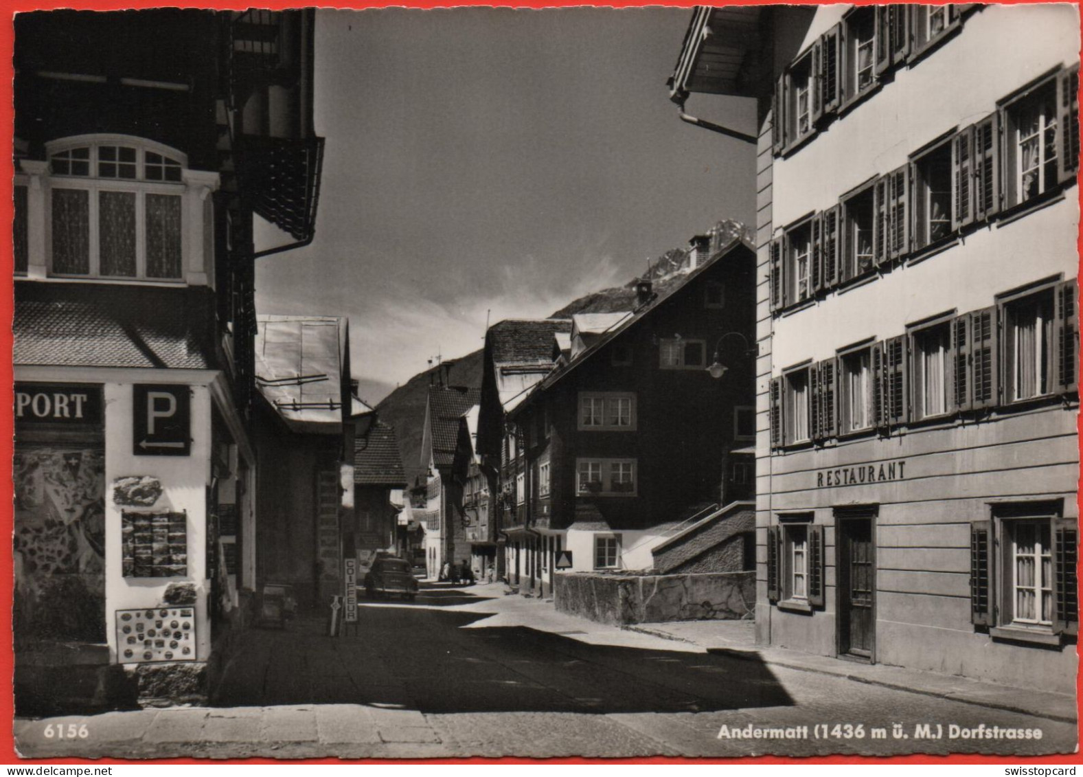 ANDERMATT Dorfstrasse, Auto - Andermatt