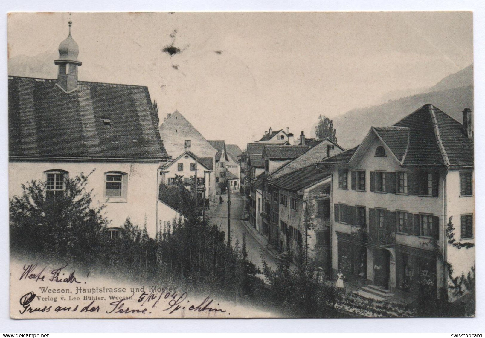 WEESEN Hauptstrasse Und Kloster - Weesen