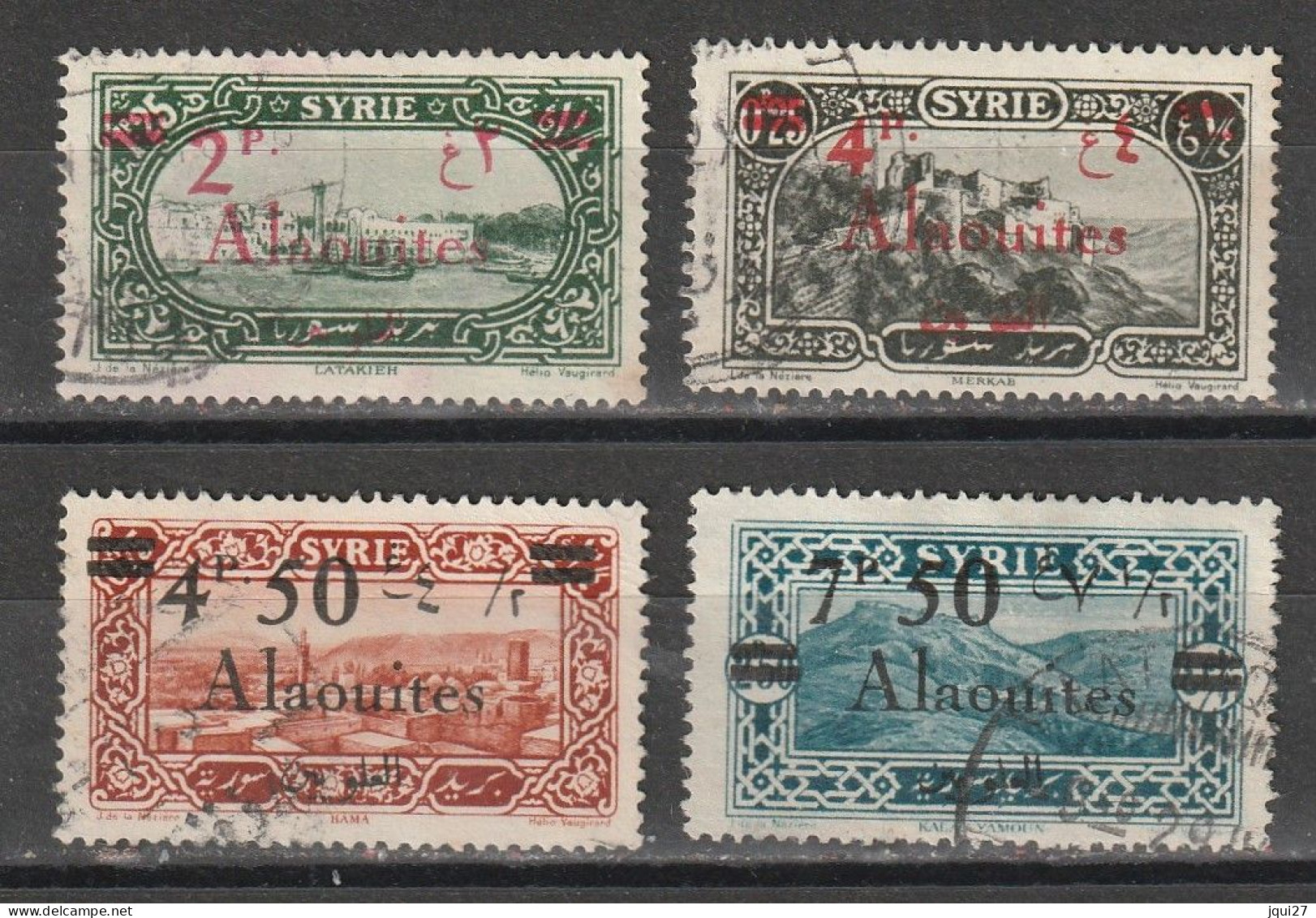 Alaouites N° 42, 43, 44, 45 - Used Stamps