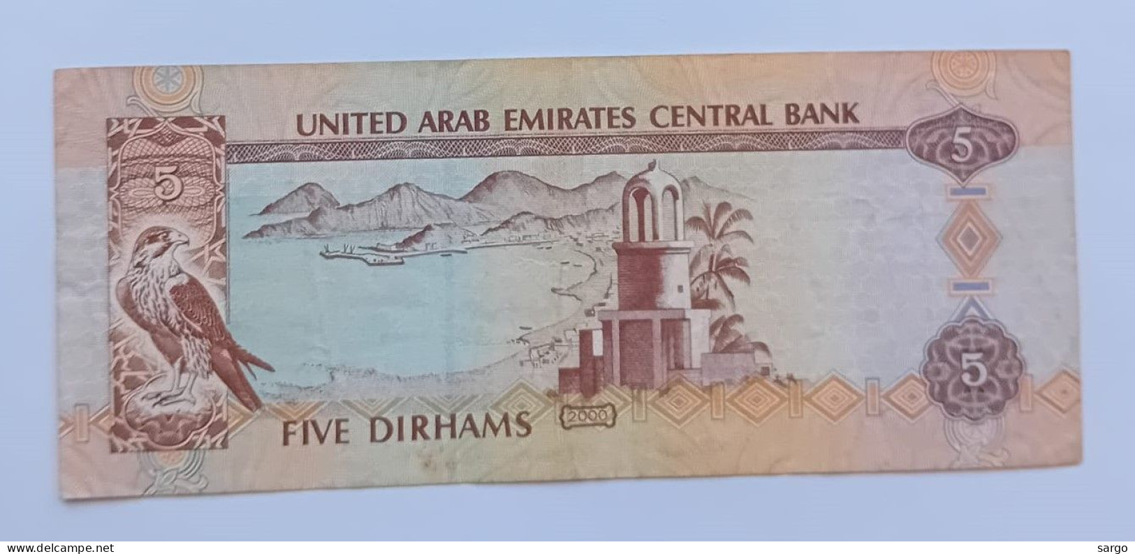 UNITED ARAB EMIRATES - 5 DIRHAMS - 1993-1995 - CIRC P 12 - BANKNOTES - PAPER MONEY - CARTAMONETA - - United Arab Emirates