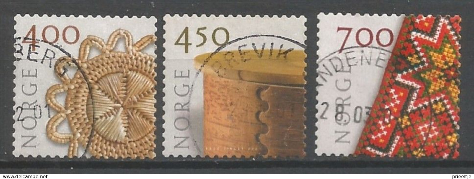 Norway 2001 Handicrafts Y.T. 1318/1320 (0) - Used Stamps