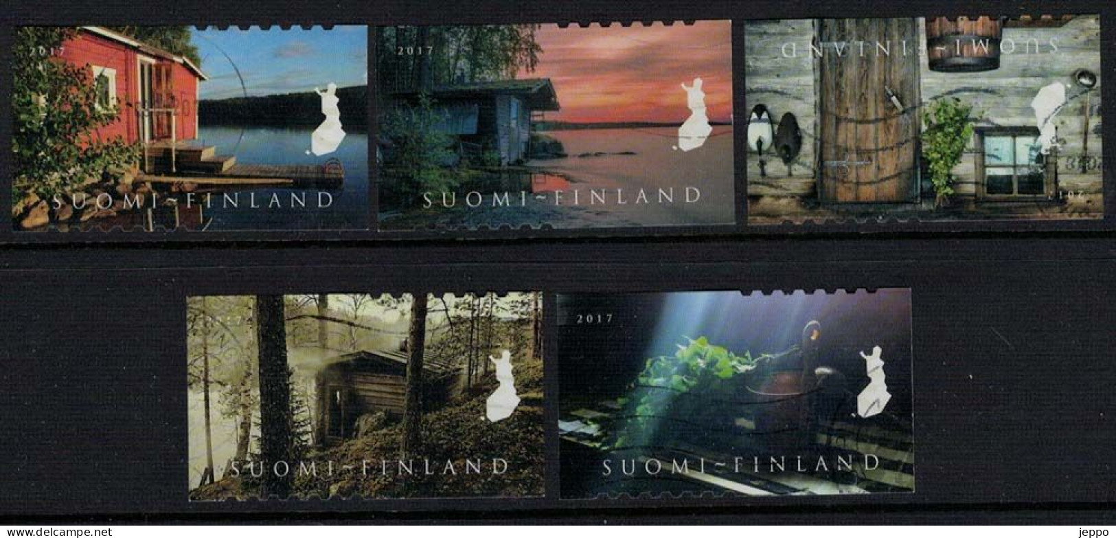 2017 Finland, Sauna Complete Set Used Set. - Used Stamps