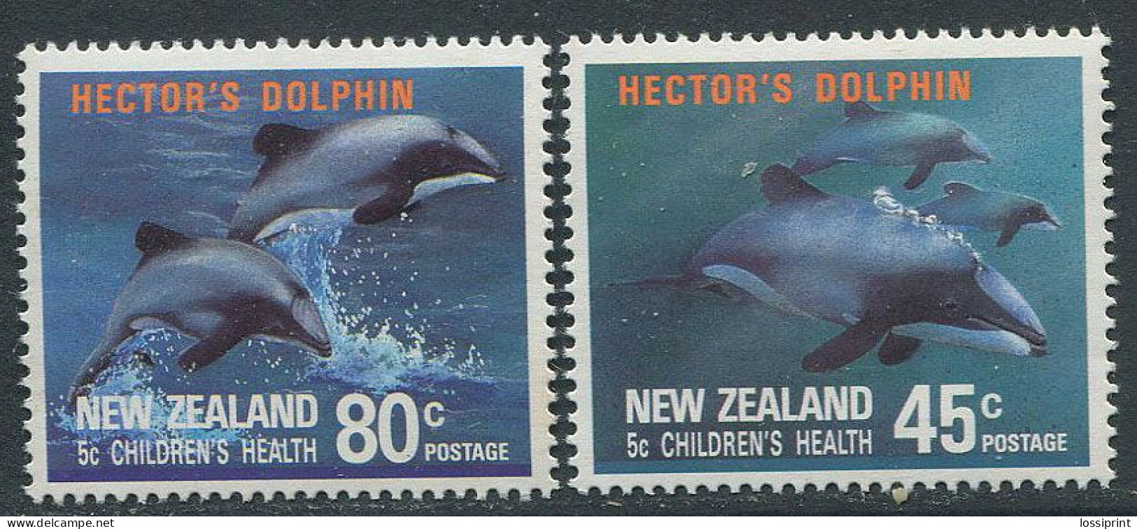 New Zealand:Unused Stamps Dolphins, 1991, MNH - Dolphins