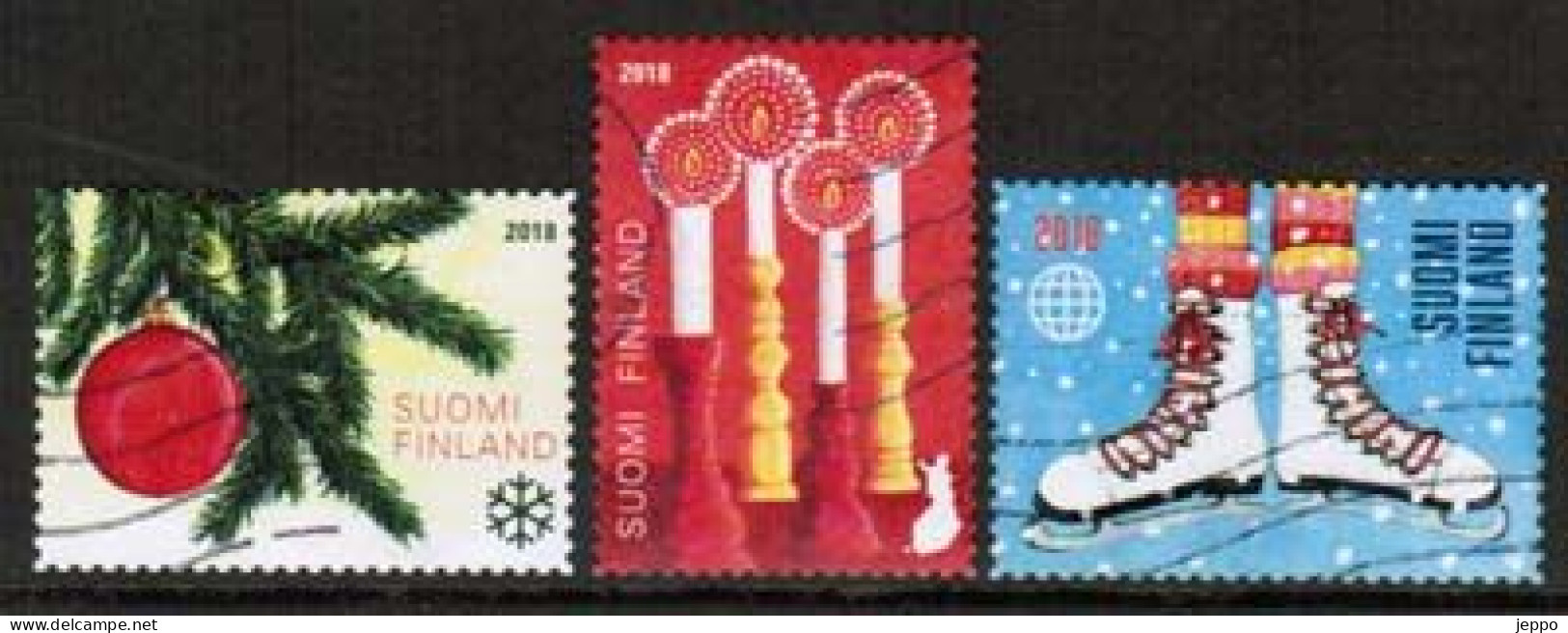 2018 Finland, Christmas, Complete Used Set. - Used Stamps