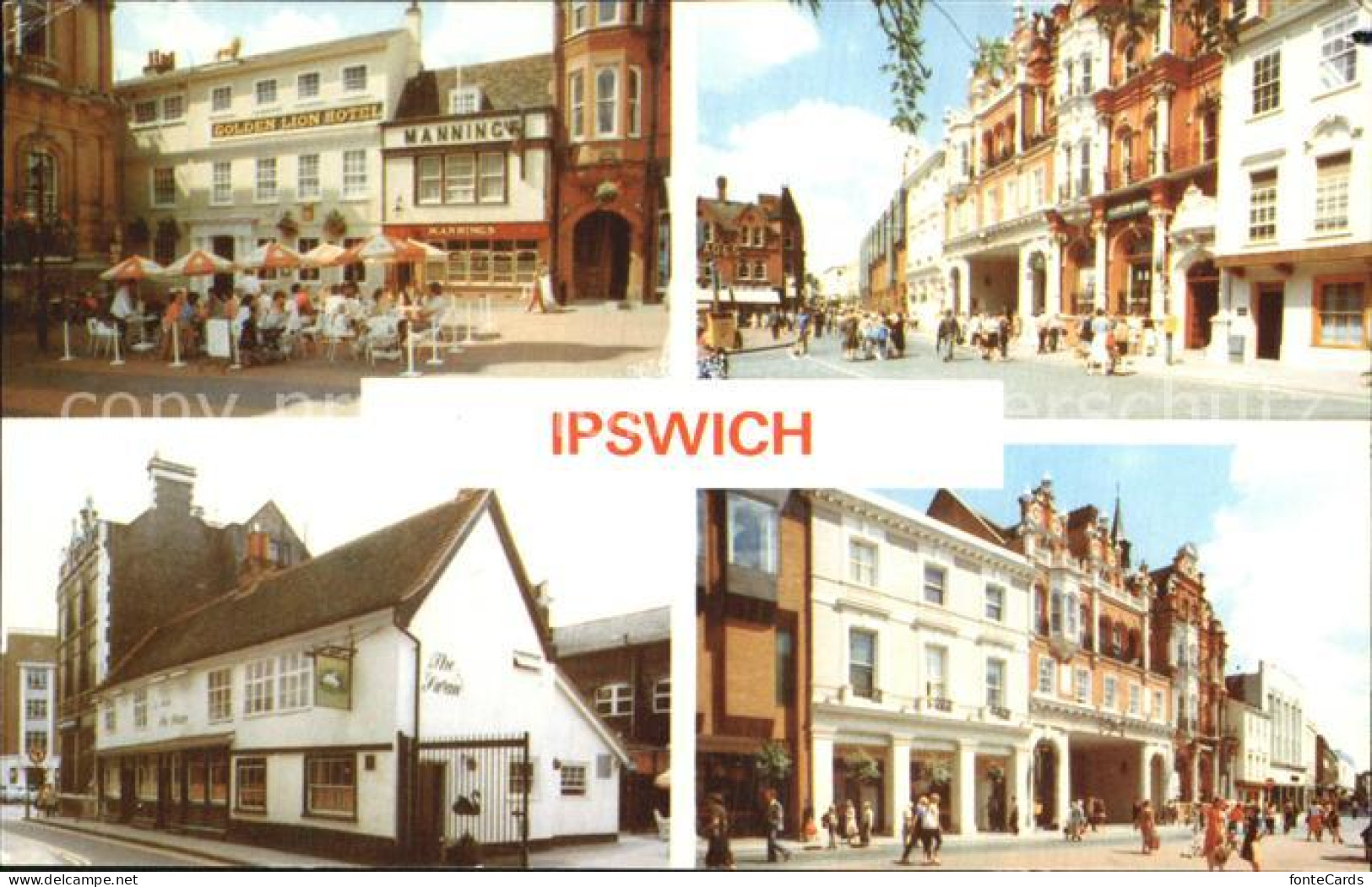 72574406 Ipswich Cornhill King Street Swan Inn  - Other & Unclassified