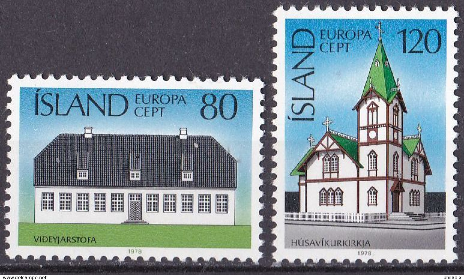 Island Satz Von 1978 **/MNH (A4-7) - Neufs