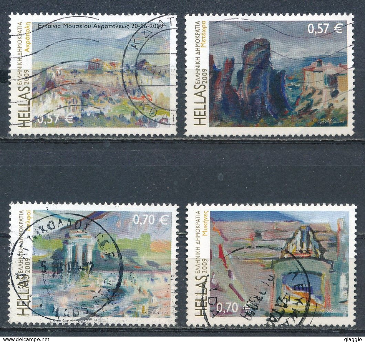 °°° GREECE - Y&T N°2482/85 - 2009 °°° - Usados