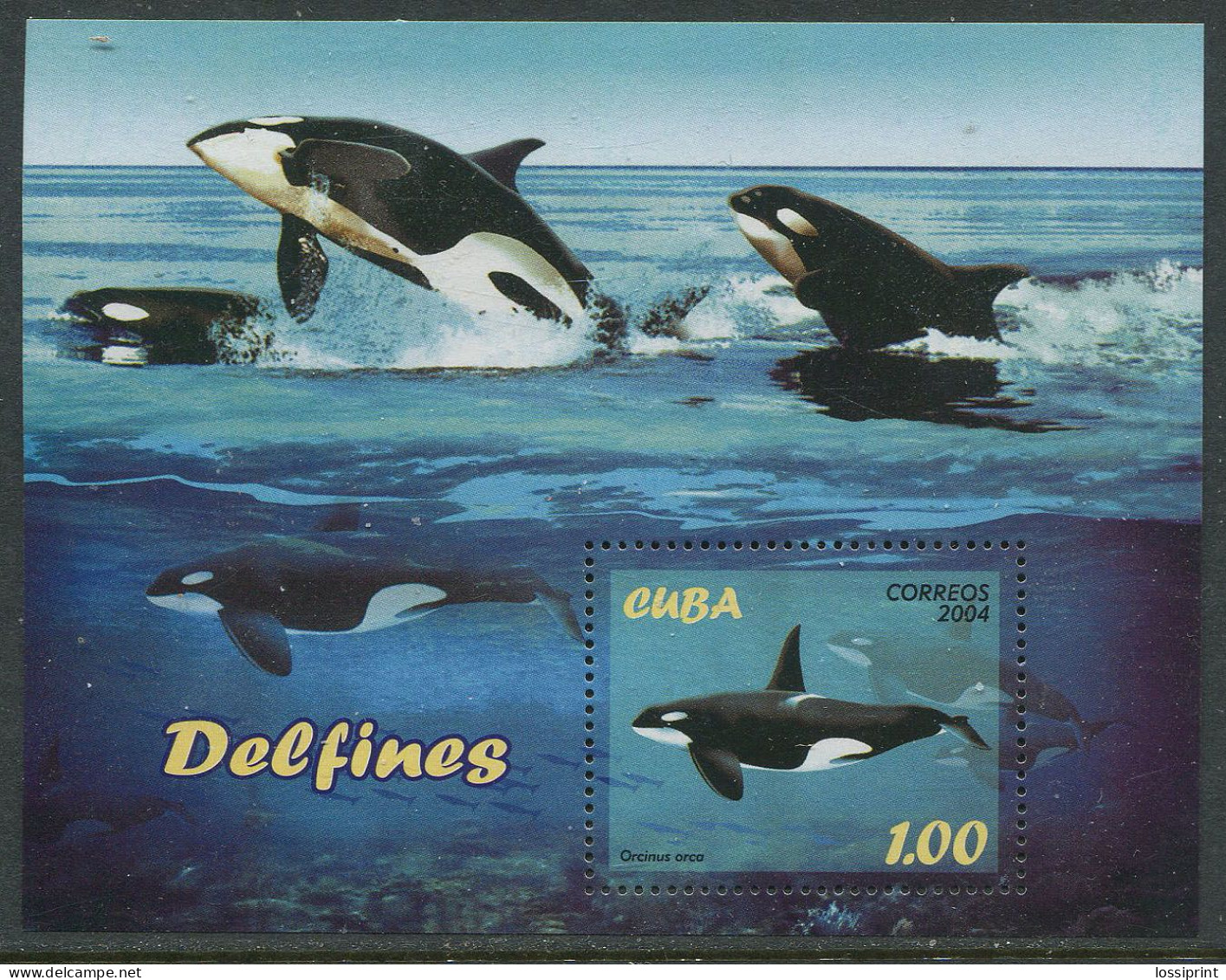 :Unused Block Whales, 2004, MNH - Baleines