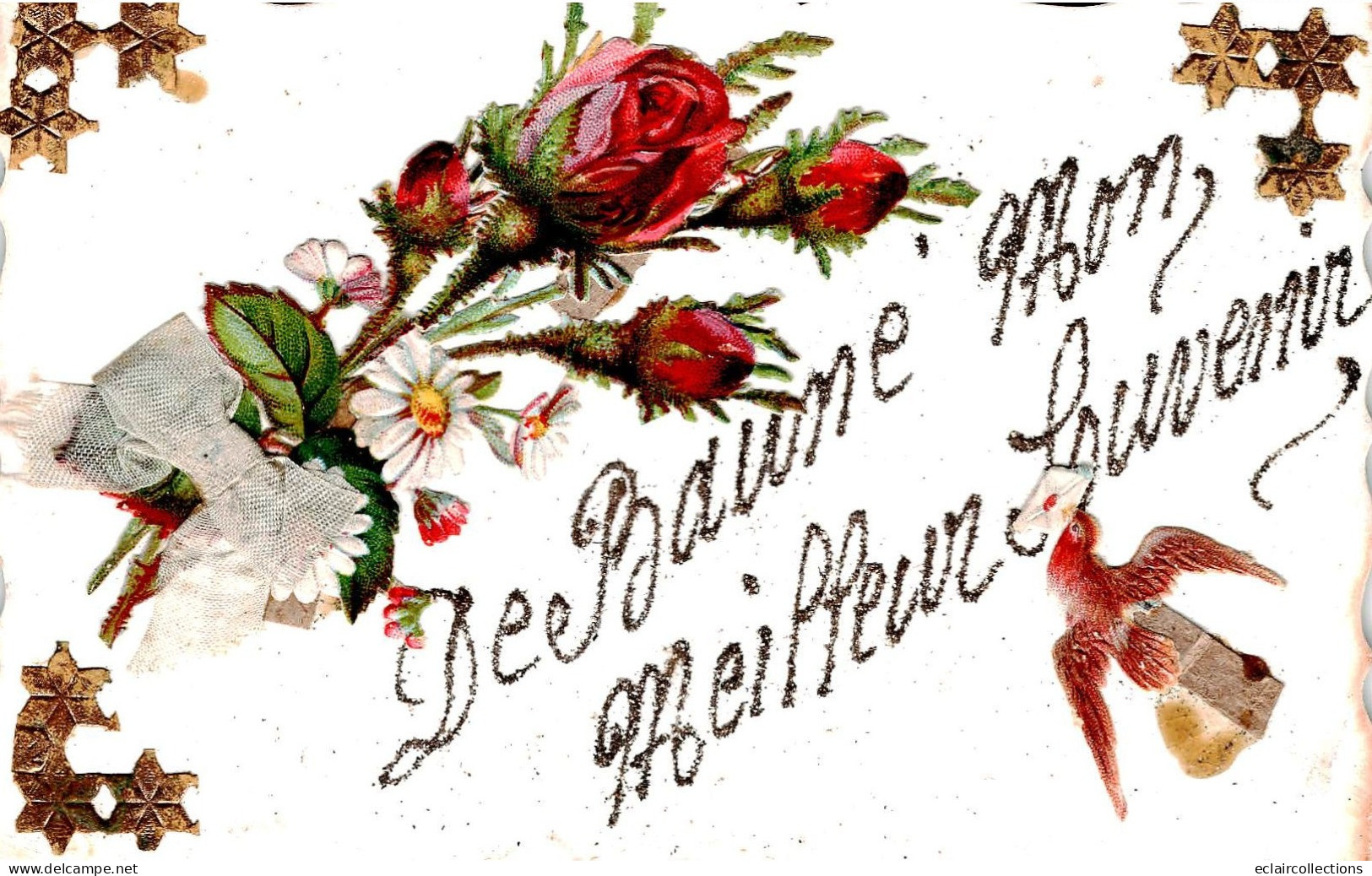 Bauné       49        Mon Meilleurs Souvenir.  Roses Et Paillettes          (voir Scan) - Autres & Non Classés