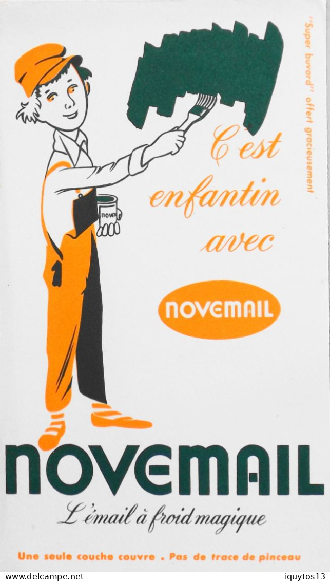 BUVARD NEUF ILLUSTRE > Peintures > NOVEMAIL - TBE - Paints