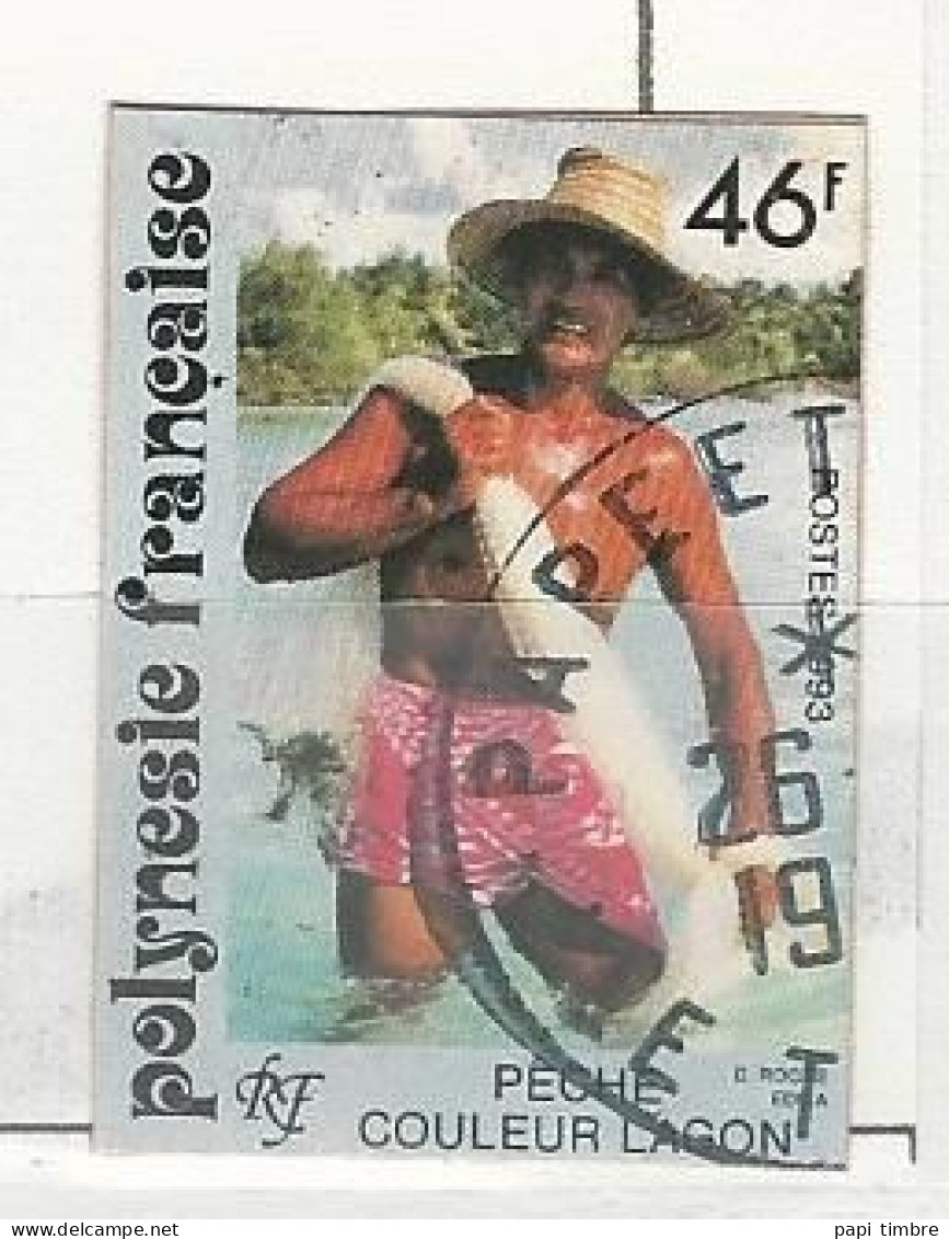 Polynésie - 1993 Pêche Couleur Lagon - N° 426 Obl. - Oblitérés