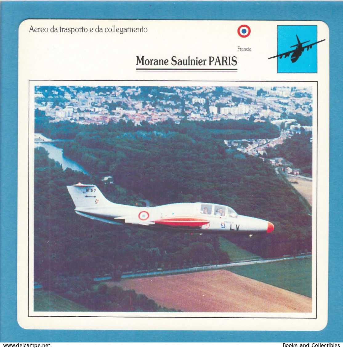 DeAgostini Educational Sheet "Warplanes" / Morane Saulnier PARIS (France) - Aviazione