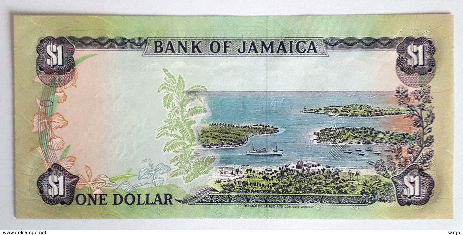 JAMAICA - 1 DOLLAR  - 1989  - UNCIRC P 68AC - BANKNOTES - PAPER MONEY - CARTAMONETA - - Jamaique