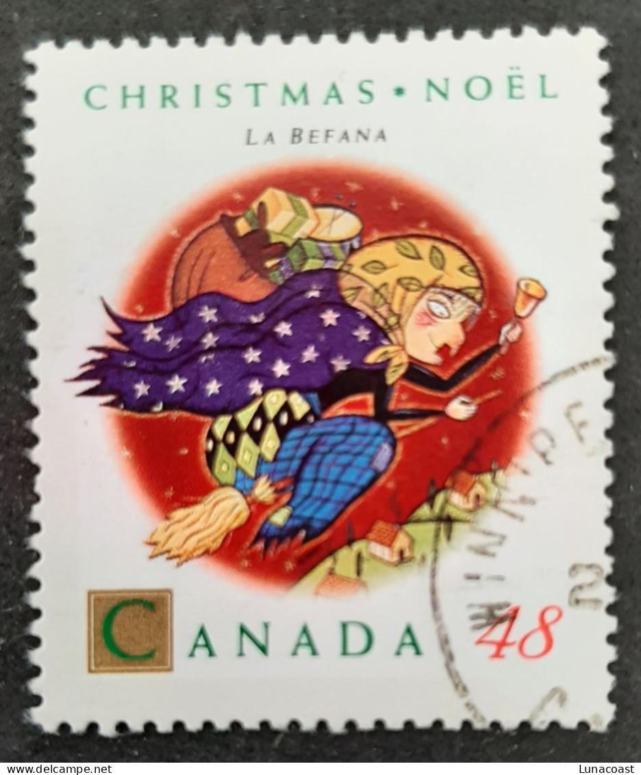 Canada 1992  USED  Sc1453   48c  Christmas 1992, La Befana - Usados