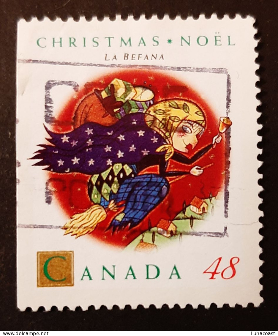 Canada 1992  USED  Sc1453as   48c  Christmas 1992, La Befana - Usati