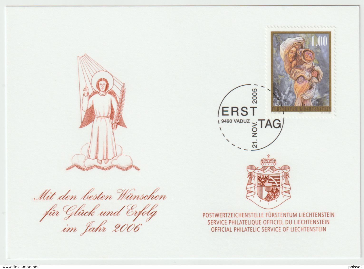 Weihnachtsfest 2005 Neujahr 2006 - Stamped Stationery