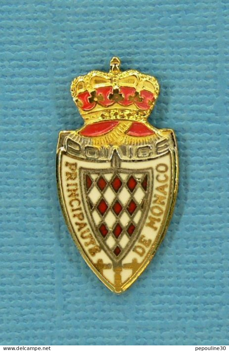 1 PIN'S //  ** POLICE / PRINCIPAUTÉ DE MONACO ** . (Orcelle) - Police