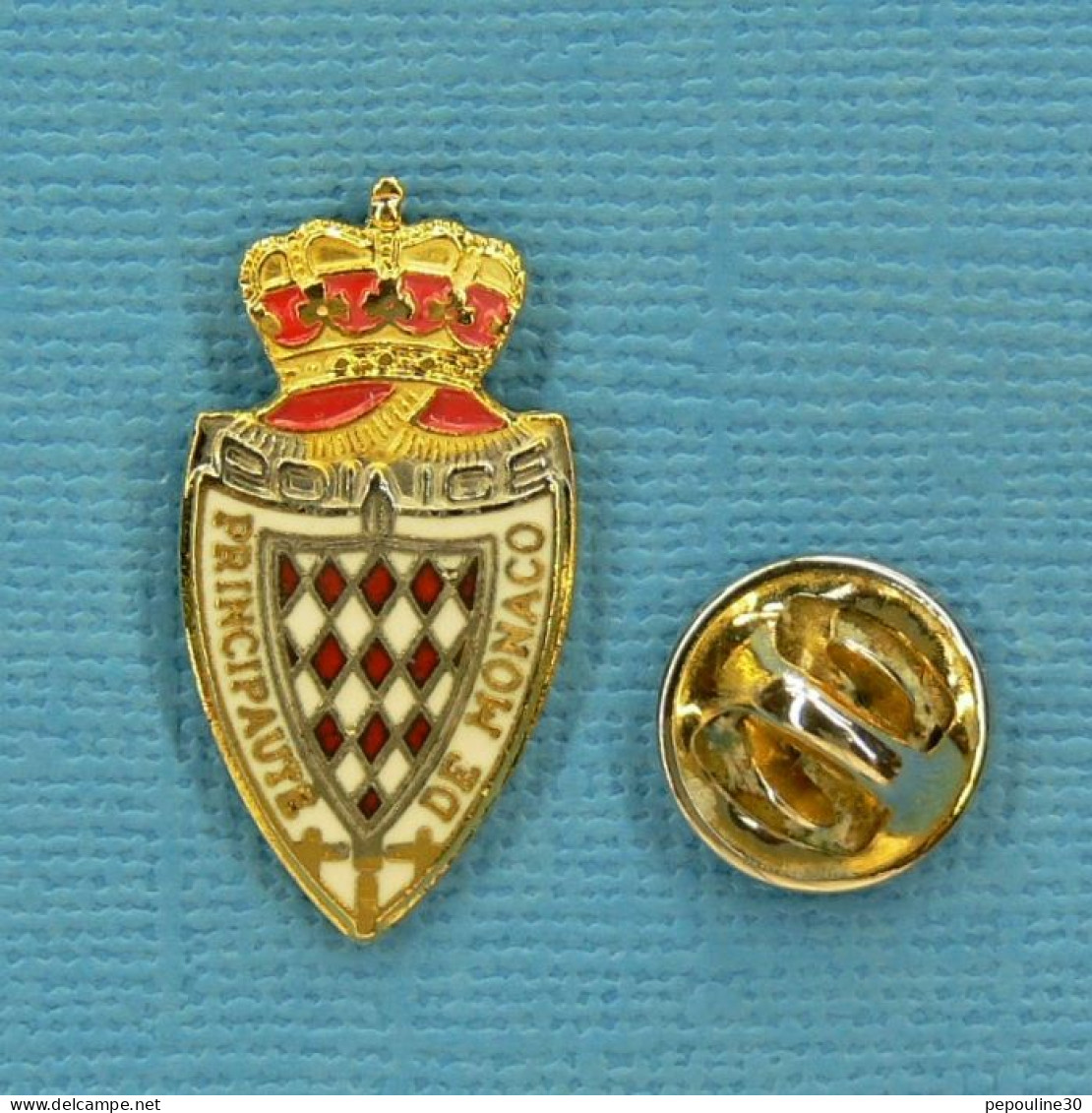 1 PIN'S //  ** POLICE / PRINCIPAUTÉ DE MONACO ** . (Orcelle) - Polizei