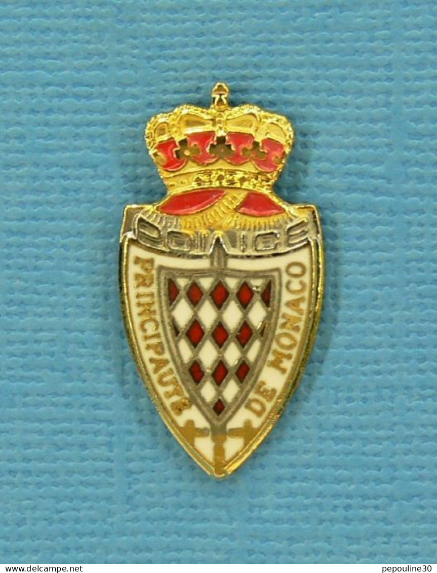 1 PIN'S //  ** POLICE / PRINCIPAUTÉ DE MONACO ** . (Orcelle) - Police