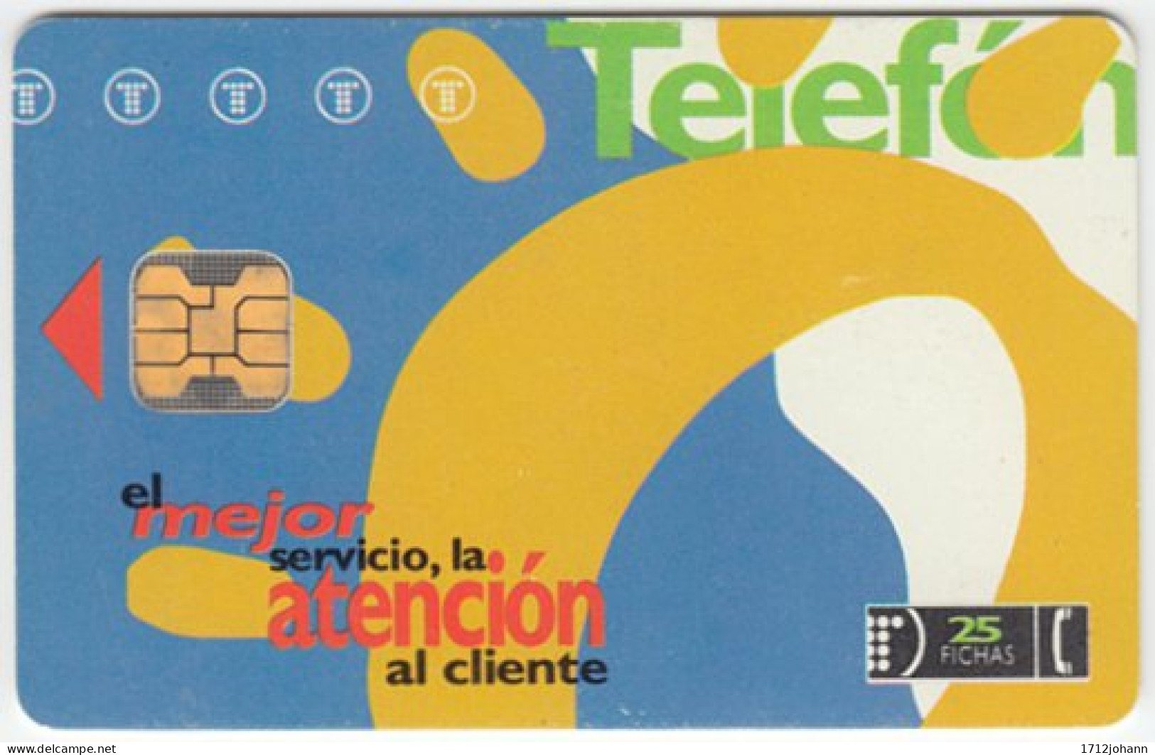 ARGENTINIA A-208 Chip Telefonica - Used - Argentina