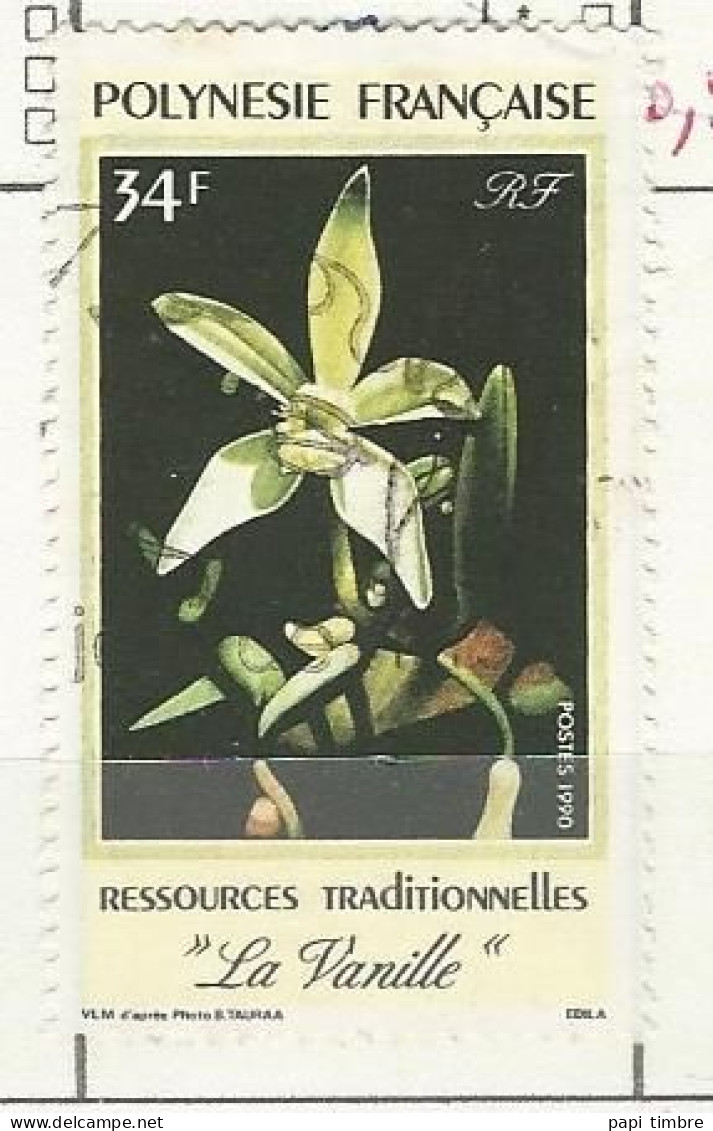 Polynésie - 1990 La Vanille - N° 350 Obl. - Gebruikt
