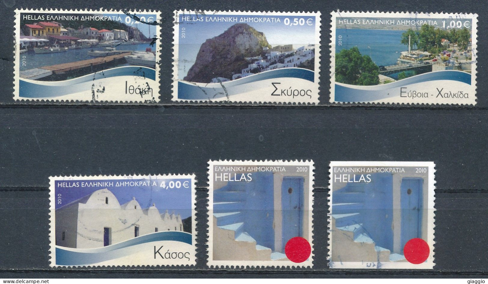 °°° GREECE - Y&T N°2536/43 - 2010 °°° - Gebraucht