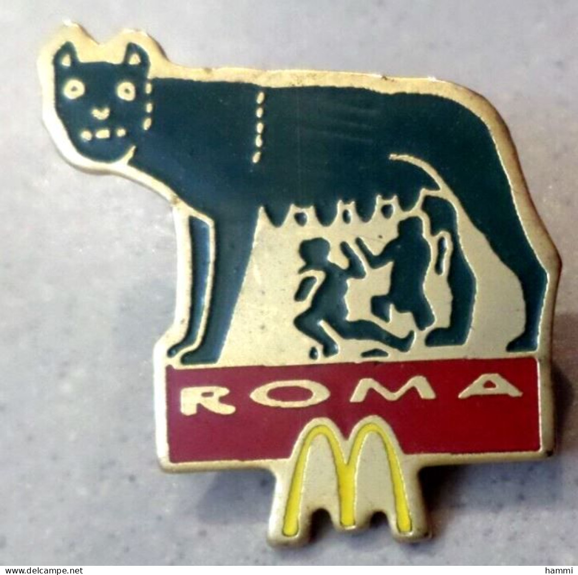 E97 Pin's Mac Do Mc Donald's Rome Roma La Louve Loup Achat Immédiat - McDonald's