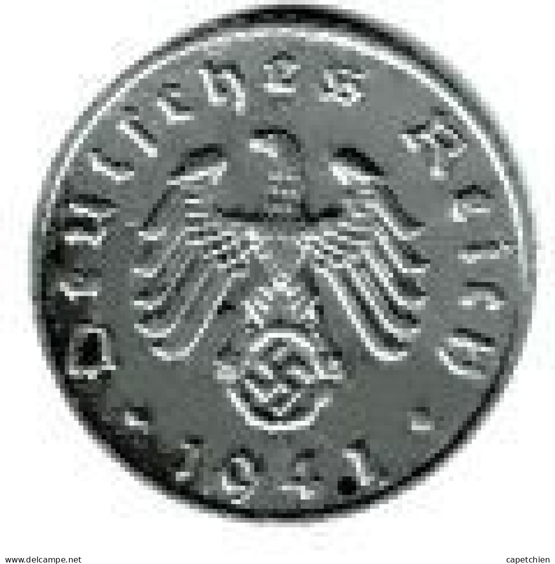 ALLEMAGNE / 1941 F  /  5 PFENNIG / ZINC /  SUPERBE - 5 Reichspfennig