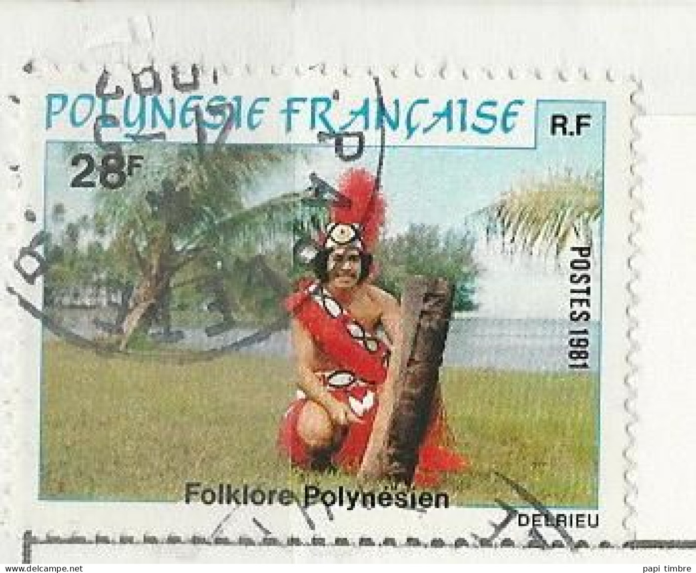 Polynésie - 1981 Folklore Polynésien - N° 166 Obl. - Usados